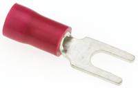fvws125-b3alf JST A Insulated Crimp Spade Connector, 0.2mm² to 1.65mm², 22AWG to 16AWG, 3mm Stud Size Vinyl, Red