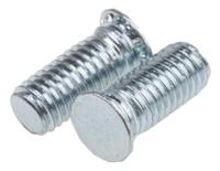 827-394 RS PRO Steel Zinc plated & clear Passivated Self Clinching Stud, M5, length-12mm