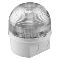 psc-0053 Klaxon Clear Sounder Beacon, 17 → 60 V dc, IP65, 106dB at 1 Metre