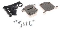 3357-6515-1c 3M 3357 Series ABS Angled D Sub Backshell, 15 Way
