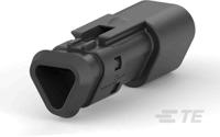 dt04-3p-tn82-2-2303813-3 Deutsch, DEUTSCH DT Automotive Connector Socket Black Cable Mount 3 Way, Screw Termination DT04-3P-TN82 / 2-2303813-3