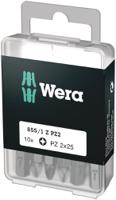 05072404001 Wera 10 Pieces, Pozidriv