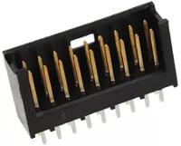 280509-2 TE Connectivity AMPMODU MOD II Series Straight Through Hole PCB Header, 18 Contact(s), 2.54 mm Pitch, 2 Row, Shrouded