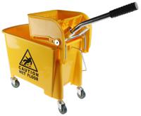 705-6265 20L Plastic Yellow Mop Bucket With Handle