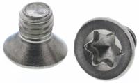 262-5718 RS PRO Hexalobular Recess M4 Countersunk A2 304 Stainless Steel Machine Screw ISO 14581 M4 x 6mm