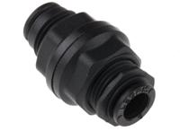 3116-06-00 Legris LF3000 Series Bulkhead Tube-to-Tube Adaptor, Push In 6 mm to Push In 6 mm, Tube-to-Tube Connection Style