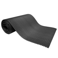 ds010610 Coba Europe Black Anti-Fatigue Mat PVC Mat, Cross Ribbed Finish 10m x 0.59m x 11.5mm