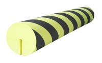 840-0603 RS PRO Black, Yellow Impact Protector 1000mm x 150mm