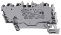 2002-1301 WAGO  TOPJOB S, 2002 Series Grey, 2.5mm², Single-Level, Push-In Cage Clamp Termination, ATEX, IECEx