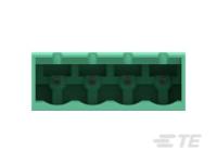 796636-4 TE Connectivity, 5.08mm Pitch, Buchanan, 4 Way, , Pluggable Terminal Block, Header, Through Hole, Solder Termination,