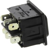 18391507 Marquardt DPDT, On-Off-On Rocker Switch Panel Mount