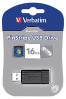 49063 Verbatim PinStripe 16 GB USB 2.0 USB Stick