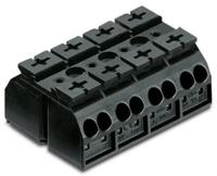 862-504 WAGO 862 Series Terminal Strip, 4-Way, 32A, 20 → 12 AWG, Wire, Push-In Cage Clamp Termination