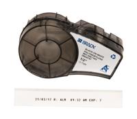 m21-500-7425 Brady B-7425 Black on Black on White Label Printer Tape, 6.4 m Length, 12.70 mm Width