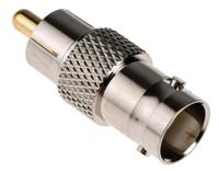 665-7598 RS PRO AV Adapter, Male RCA to Female BNC