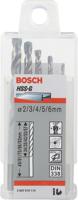 2608587017 Bosch 25-Piece Twist Drill Bit Set for Metal, 13mm Max, 1mm Min, HSS-G Bits