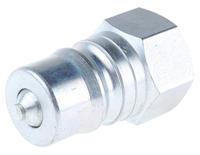 h4-63-bspp Parker Steel Male Hydraulic Quick Connect Coupling, G 1/2 Female