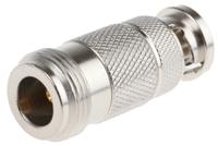 j01008a0824 Telegartner Straight RF Adapter BNC Plug to N Socket