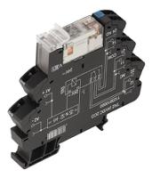 1123620000 Weidmuller TRZ Series Interface Relay, DIN Rail Mount, 24V Coil, DPDT, 2-Pole