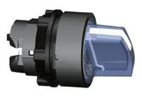 zb5ak1563 Schneider Electric Harmony XB5 Series 3 Position Selector Switch Head, 22mm Cutout, Blue Handle