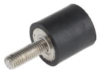 171-2598 RS PRO M8 Anti Vibration Mount, Male to Female Bobbin with 37.62kg Compression Load