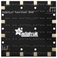 2872 Adafruit , NeoPixel NeoMatrix 64 RGBW Cool White LED Matrix Module
