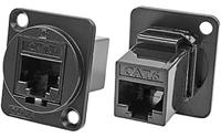 203-5599 RS PRO Single-Port RJ45 Feedthrough Connector, Cat6