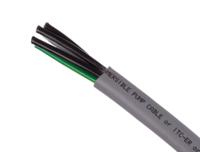 281205 Lapp ÖLFLEX CONTROL TM Control Cable, 5 Cores, 4 mm² CSA 12 AWG, Unscreened, 50 m, Grey Polyvinyl Chloride Sheath
