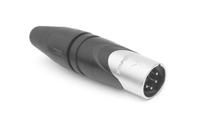 ax4m Amphenol Industrial Cable Mount XLR Connector, Male, IP40, 133 V, 4 Way, Silver Plating