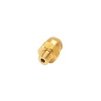6105-06-10 Legris Brass Pipe Fitting, Straight Push Fit Compression Olive, Male BSPT 1/8in BSPT 6mm