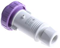 2351604 Scame IP67 Purple Cable Mount 3P Industrial Power Plug, Rated At 16A, 20 → 25 V