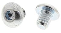 822-9170 RS PRO Bright Zinc Plated Steel Hex Socket Button Screw, ISO 7380, M5 x 6mm