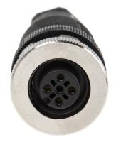 t4110001041-000 TE Connectivity Circular Connector, 4 Contacts, Cable, M12 Connector, Socket, Female, IP67, T411 Series