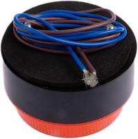 x80-04-01 Moflash X 80 Series Amber Flashing Beacon, 115 → 230 V ac, Surface Mount, Xenon Bulb, IP67