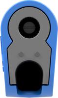 641045-23 Staubli Blue Plug Test Plug, Screw Termination, 32A, 30V ac, Gold Plating