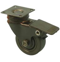366520 Guitel Hervieu Braked Swivel Castor Wheel, 40kg Capacity, 50mm Wheel