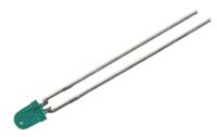 tllg4400 Vishay1.9 V Green LED 3mm Through Hole, TLLG4400