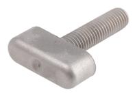 237-643 RS PRO Silver Wing Clamping Knob, M10, Threaded Stud