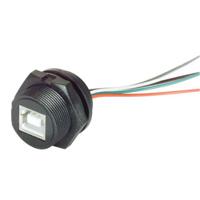 wpusbbf L-Com Straight, Socket- Single Port Type USB Type B 2 USB Connector