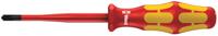 05020132001 Wera Pozidriv Insulated Screwdriver, PZ1 Tip, 80 mm Blade, VDE/1000V, 161 mm Overall