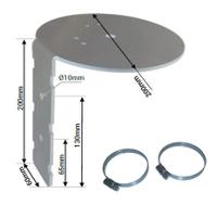 kit-ant-3xx Etic Aerial Mounting & Installation Straight Mast KIT-ANT-3xx
