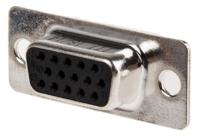 zdea-15s ITT Cannon ZD*A 15 Way Panel Mount D-sub Connector Socket, 2.29mm Pitch