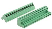 874-4739 RS PRO, 5mm Pitch, 14 Way, Pluggable Terminal Block, Plug, Through Hole, Screw Termination