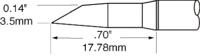 sfp-drh35 Metcal SxP 3.5 mm Hoof Soldering Iron Tip for use with MFR-H1-SC2