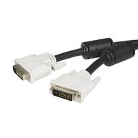 dviddmm3m StarTech.com, Male DVI-D Dual Link to Male DVI-D Dual Link  Cable, 3mBlack sheathAluminium Foil, Braid shielding