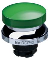 ex-rdp40gn Schmersal EX-RDP Series Green Momentary Push Button Head, 22.3mm Cutout, IECEx
