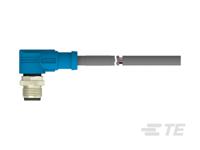 t4161220005-002 TE Connectivity Male 5 way M12 to Free End Sensor Actuator Cable, 1 m