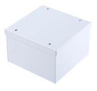 232-226 RS PRO Grey Cold Rolled Steel Instrument Case, 120 x 120 x 80mm