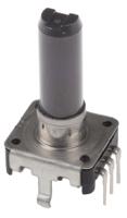 ec12e24204a9 Alps Alpine 24 Pulse Incremental Mechanical Rotary Encoder with a 6 mm Flat Shaft (Not Indexed), Through Hole