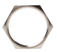 52103260 Lapp Silver Nickel Plated Brass Cable Gland Locknut, PG29 Thread